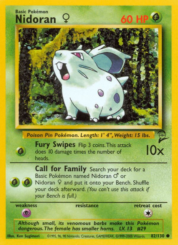 Nidoran ♀ card