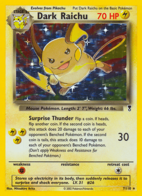 Dark Raichu card