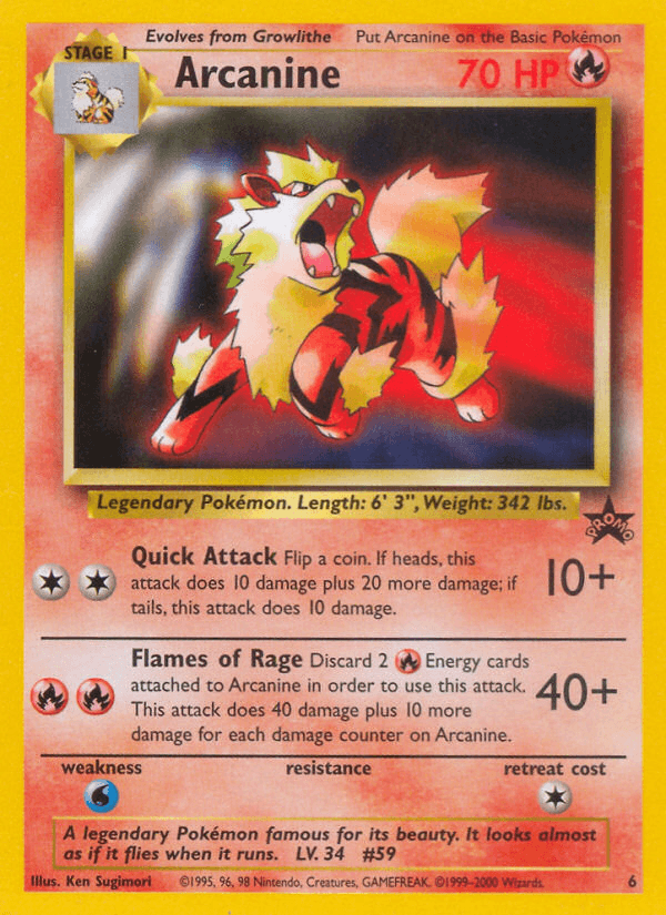 Arcanine card