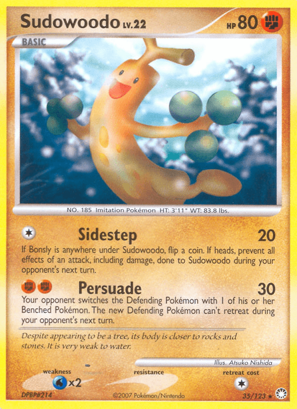 Sudowoodo card