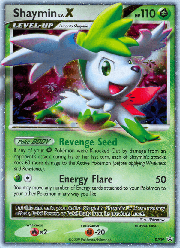 Shaymin LV.X card