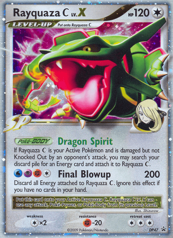 Rayquaza C LV.X card