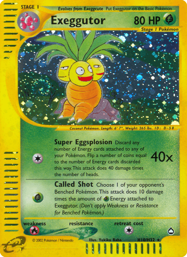 Exeggutor card