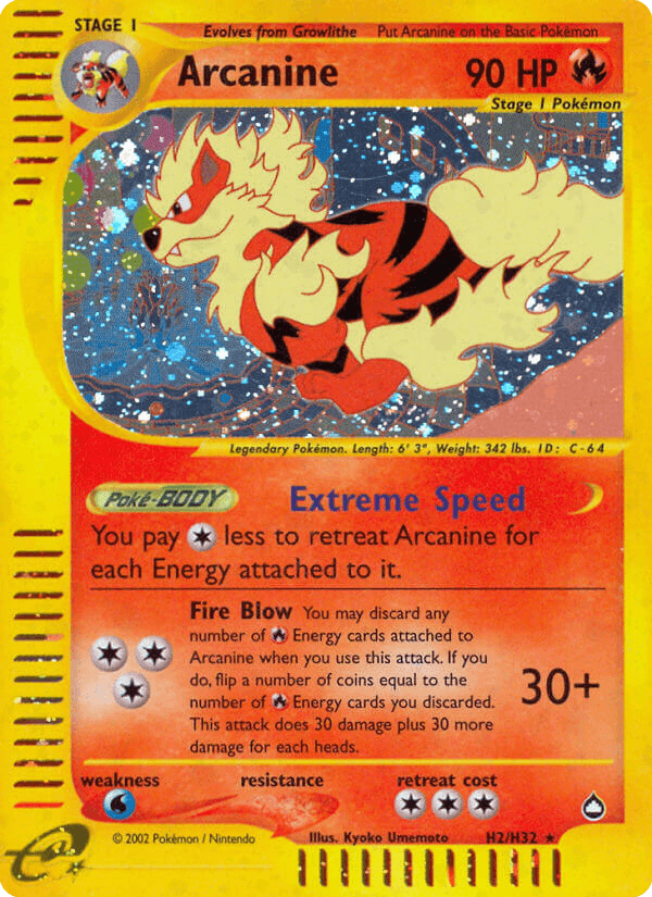 Arcanine card