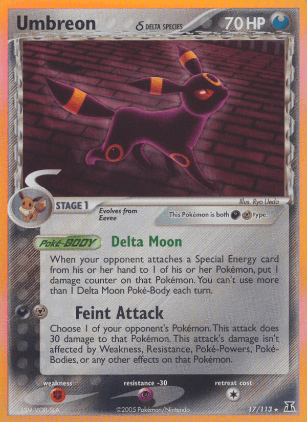 Umbreon δ card