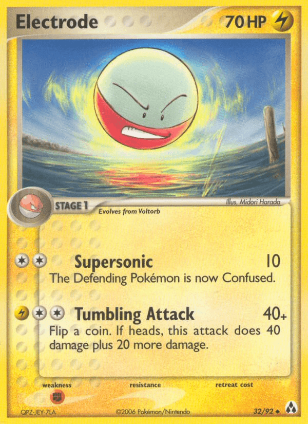 Electrode card
