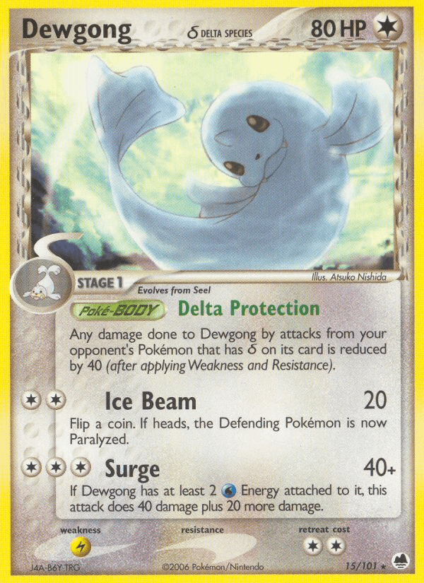 Dewgong δ card