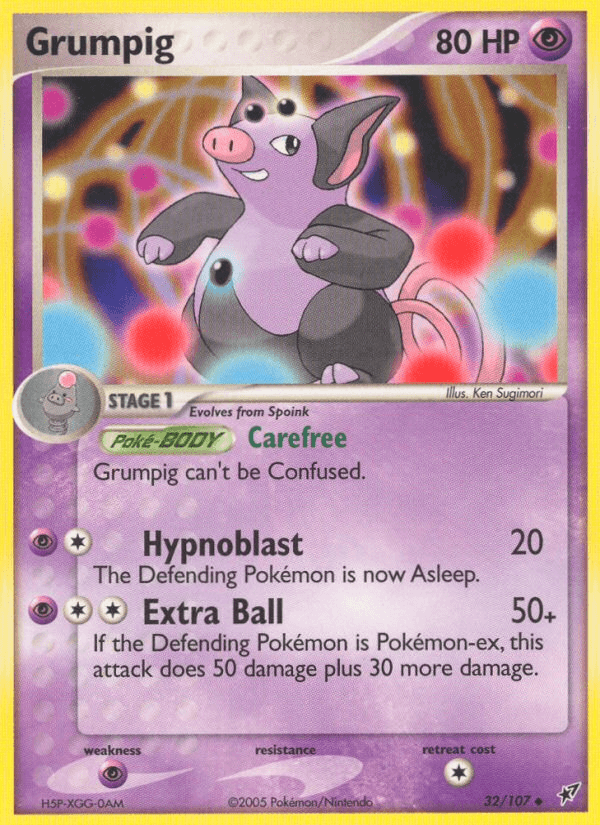 Grumpig card