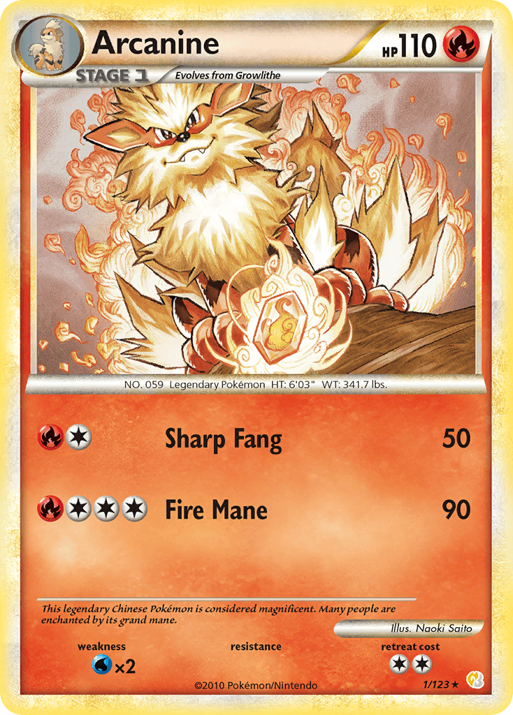 Arcanine card