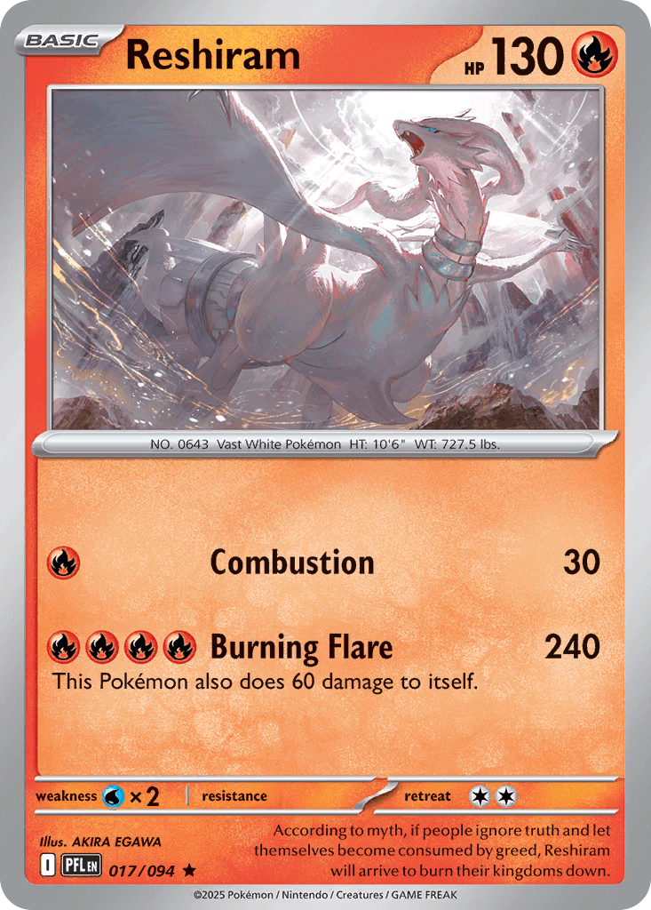 Reshiram card