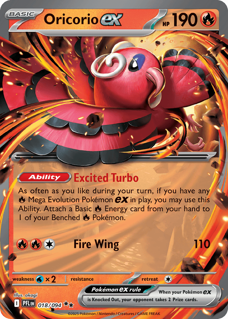 Oricorio ex card