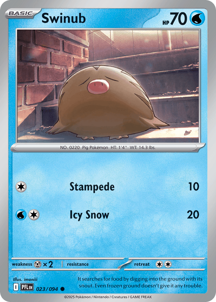 Swinub card