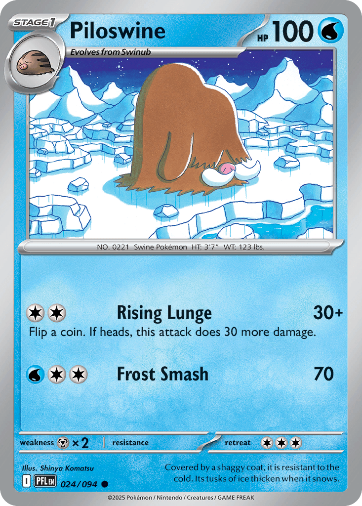 Piloswine card