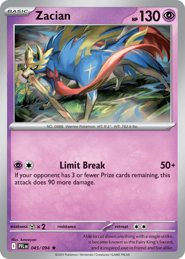 Zacian card