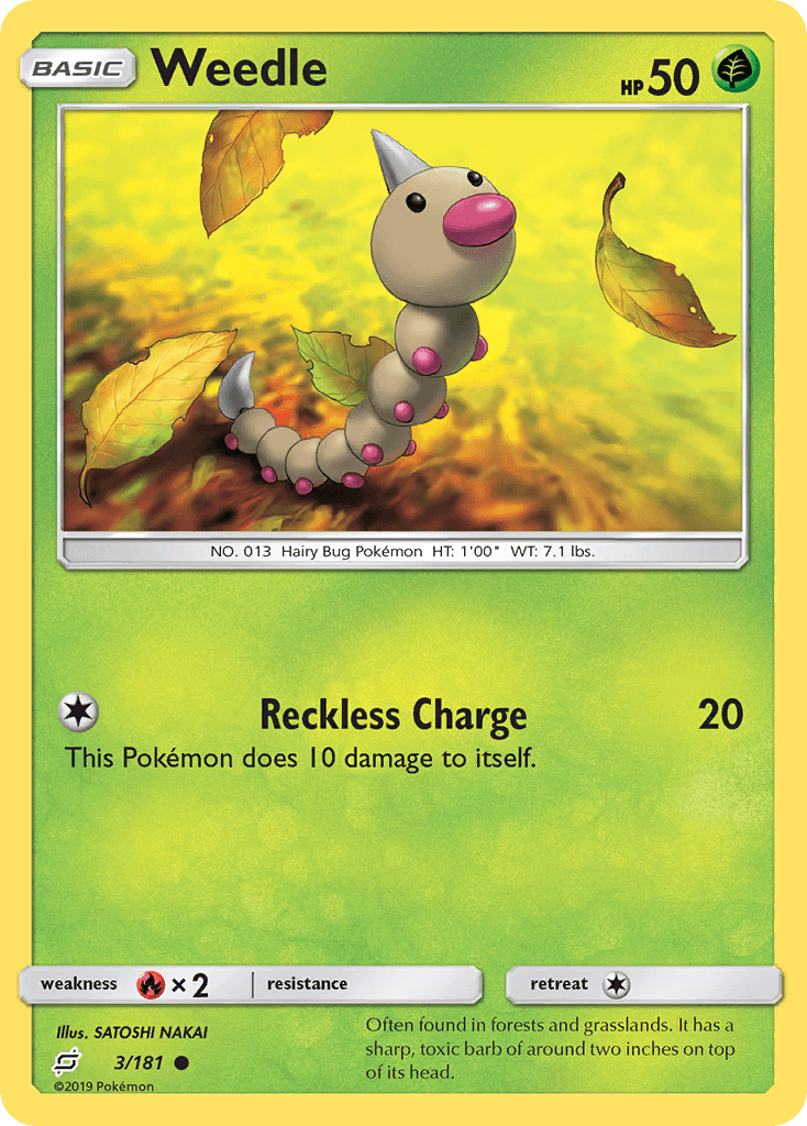 Weedle card