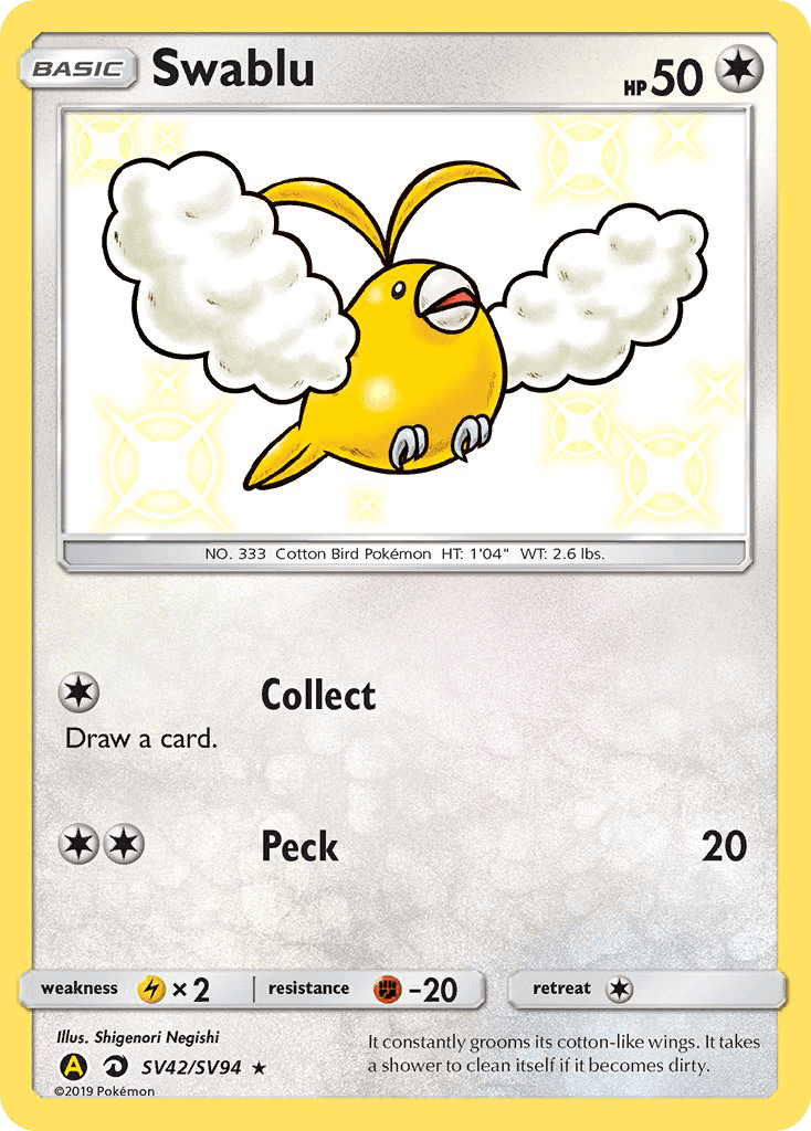 Swablu card