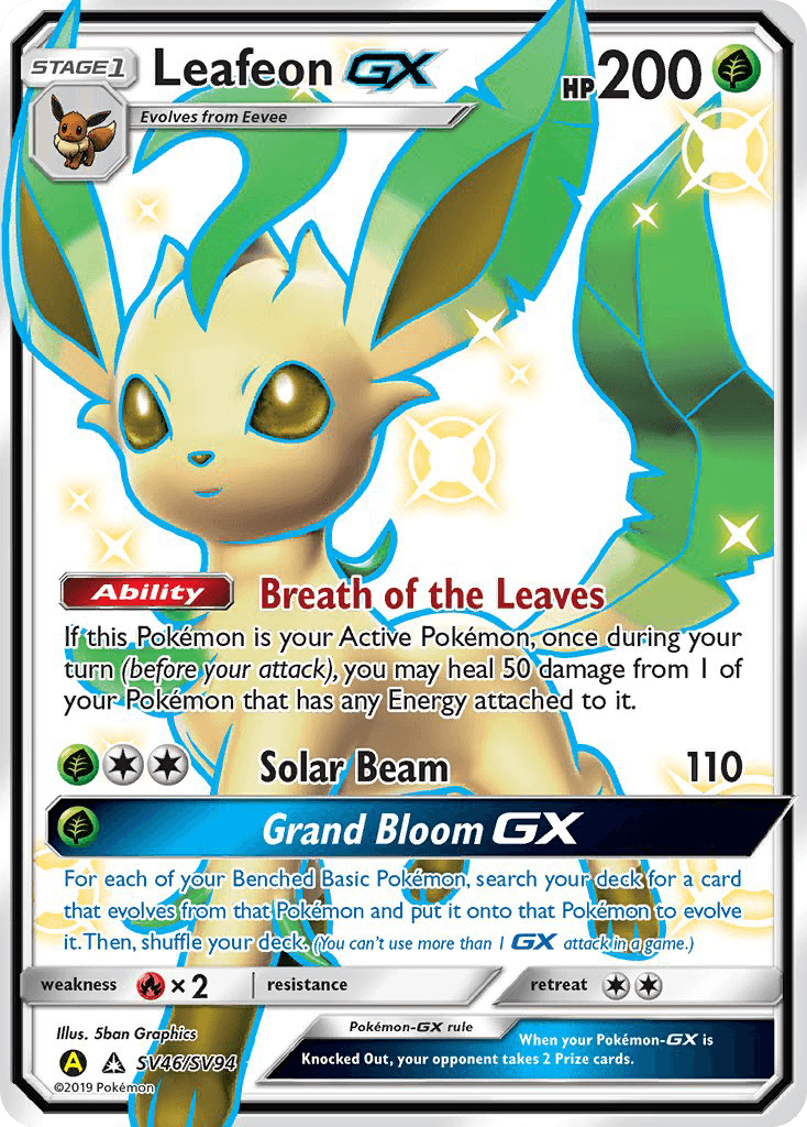 Leafeon-GX card