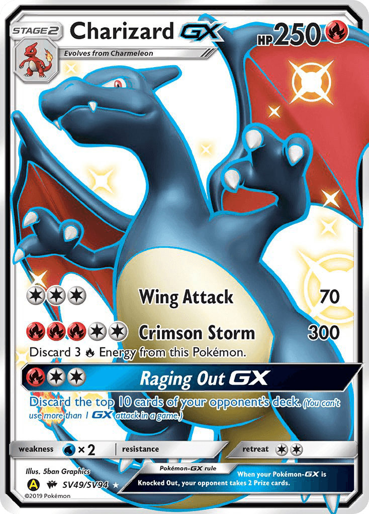 Charizard-GX card
