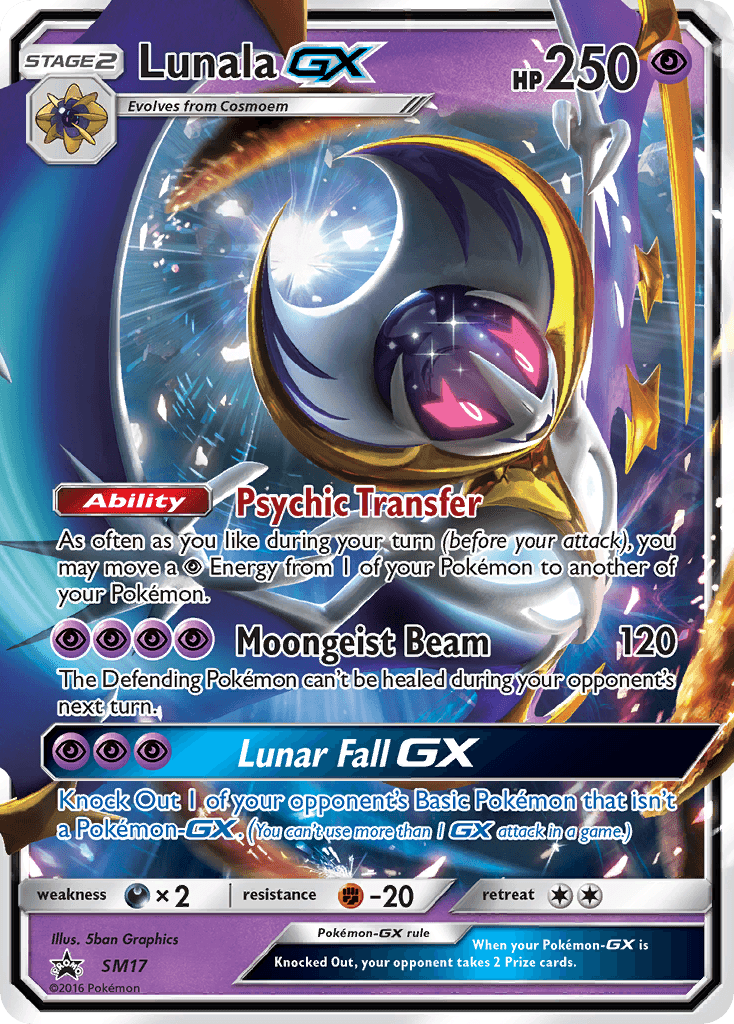 Lunala-GX card