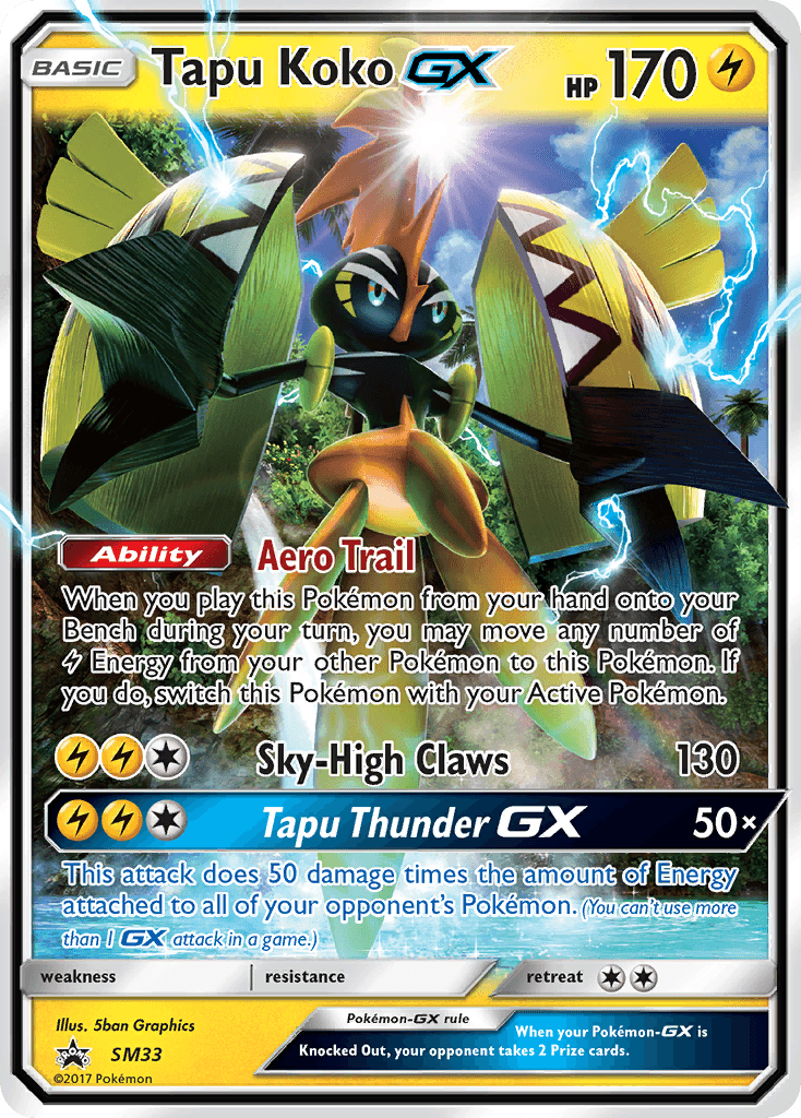 Tapu Koko-GX card