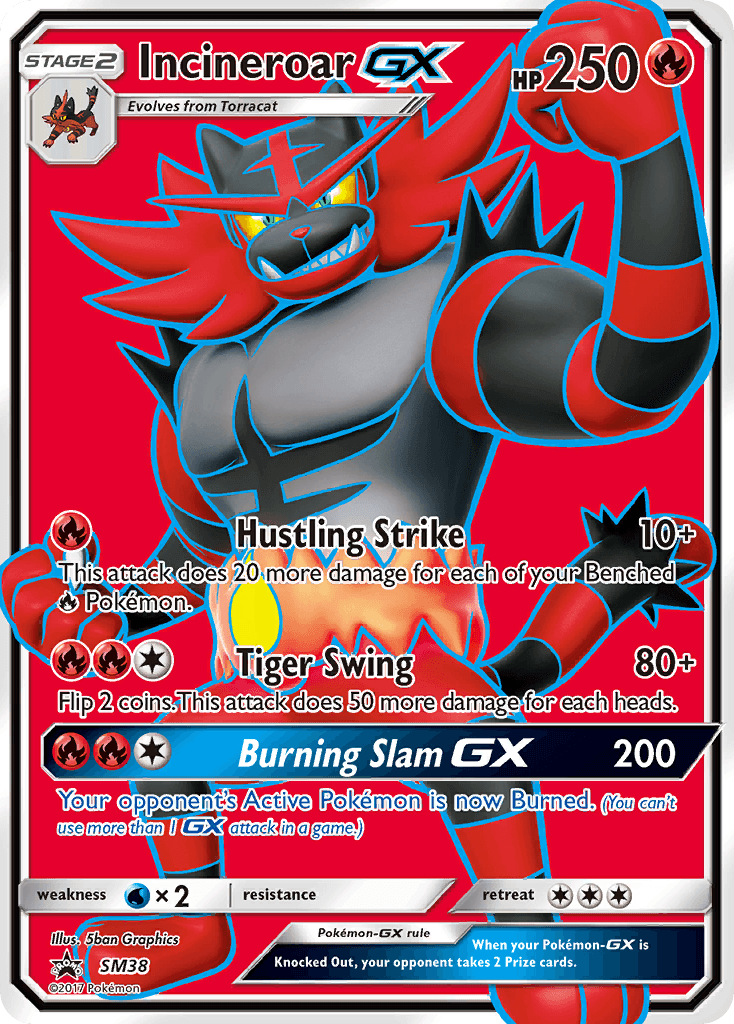 Incineroar-GX card