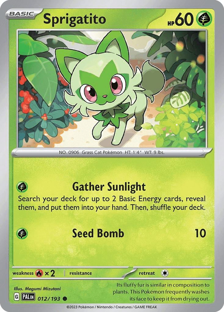 Sprigatito card