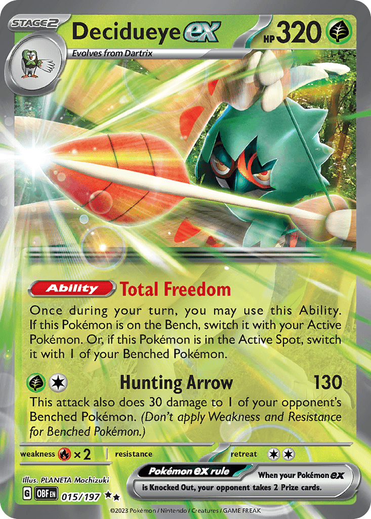 Decidueye ex card
