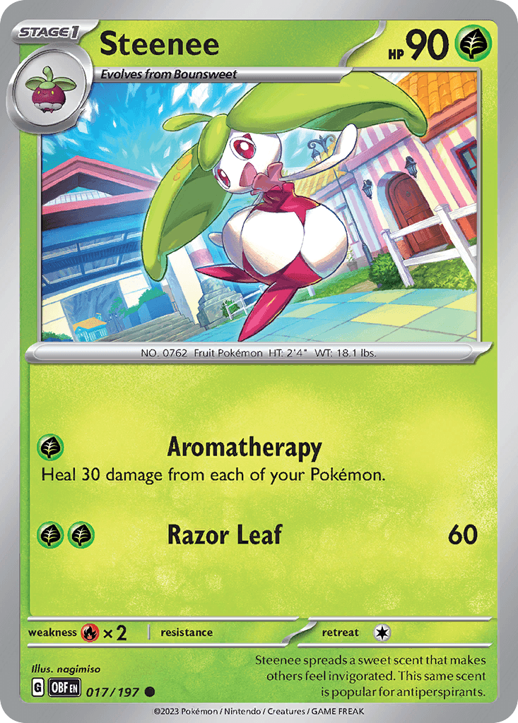 Steenee card