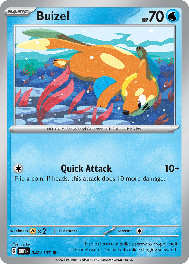 Buizel card