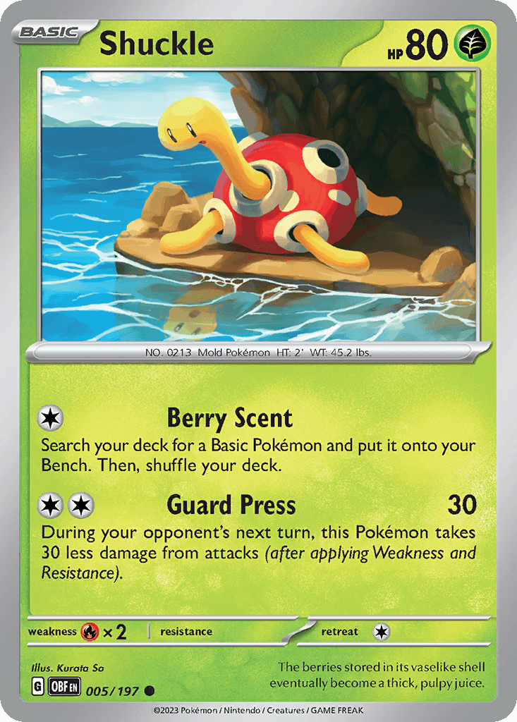 Shuckle card