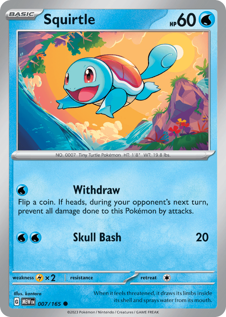 Squirtle card