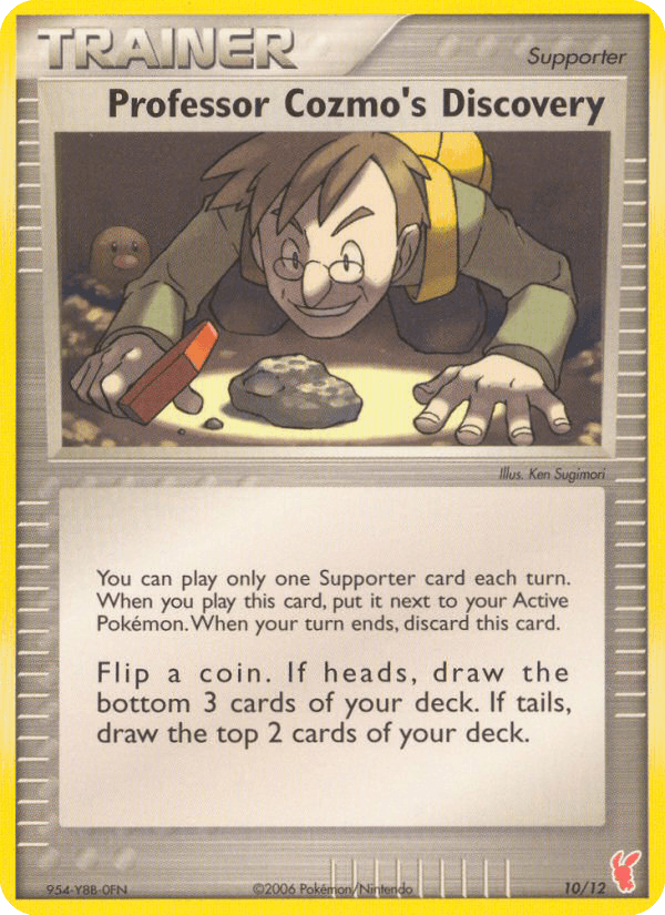 Professor Cozmo's Discovery card