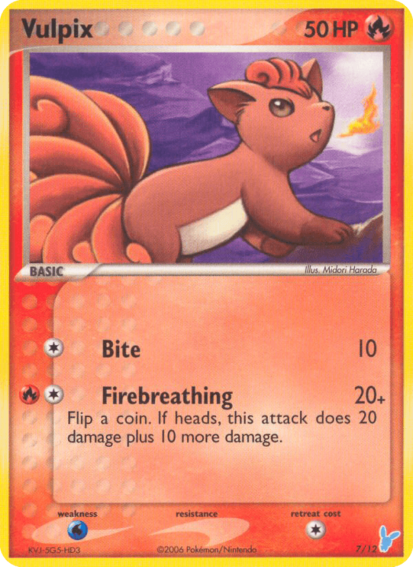 Vulpix card