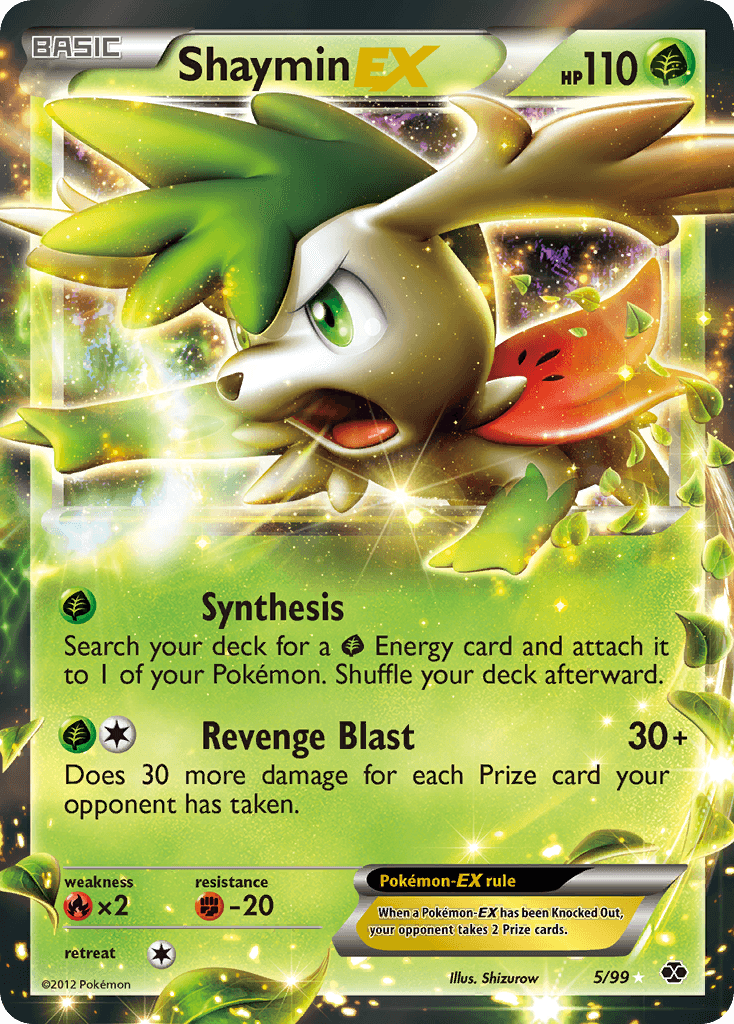 Shaymin-EX card