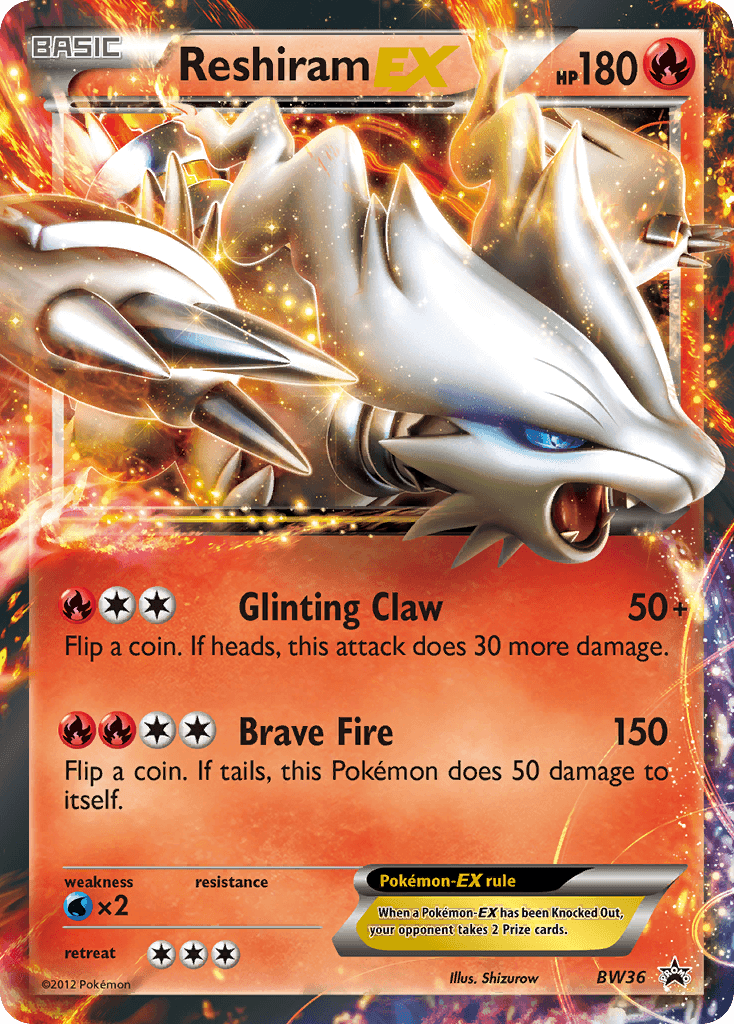 Reshiram-EX card